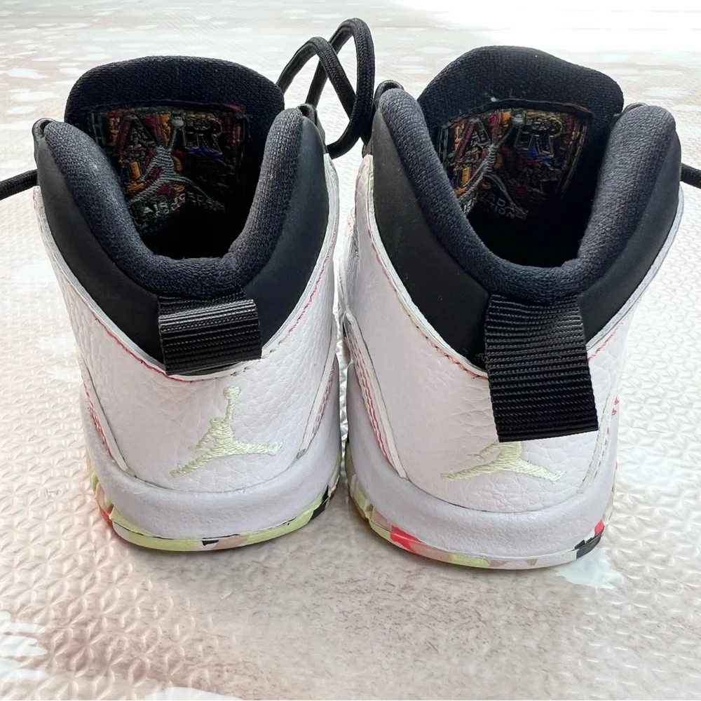 Nike Air Jordan Retro 10 Sneaker Ember Glow Size 4C - Picture 3 of 7